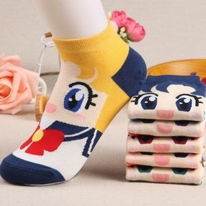 Cute Sailor Moon Cotton Socks